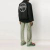 SS21 Logo Printing Pattern Long Sleeves Jacket Loose Fit Black