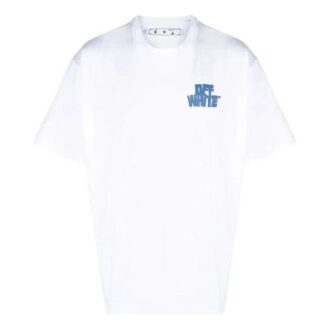 SS21 Logo Printing Pullover Short Sleeve Loose Fit White
