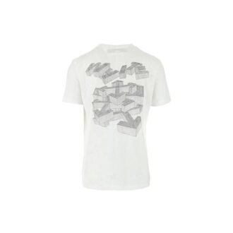 SS21 Logo Printing Round Neck Short Sleeve Ordinary Version White