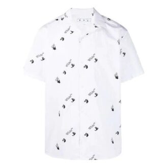 SS21 Logo Printing Short Sleeve Shirt Loose Fit White
