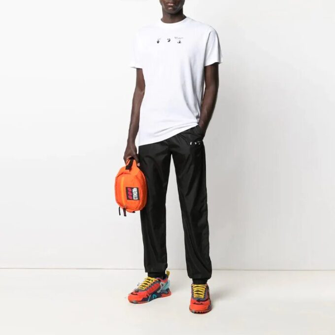 SS21 Logo Printing Sports Pants Version Black