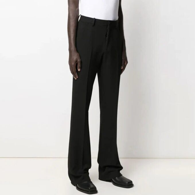 SS21 Logo Printing Straight Pants Version Black