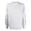 SS21 Logo Printing Stripe Knit Gray