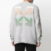 SS21 Logo Printing Stripe Knit Gray