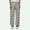 SS21 Logo Printing Stripe Sports Long Pants light grey