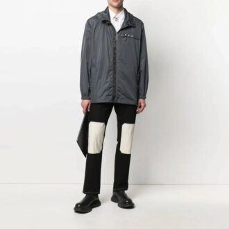 SS21 Logo Printing Zipper Jacket Version Gray