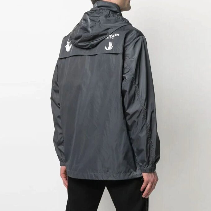 SS21 Logo Printing Zipper Jacket Version Gray