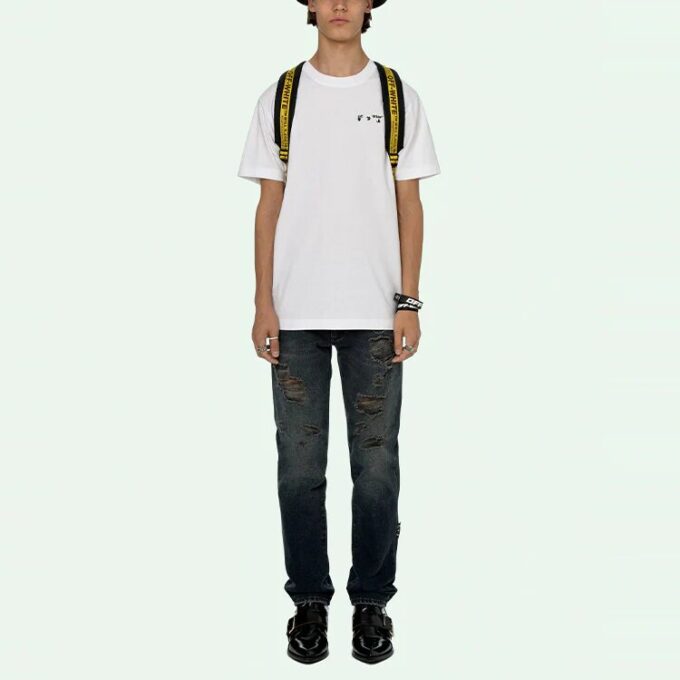 SS21 Logo Round Neck Short Sleeve White