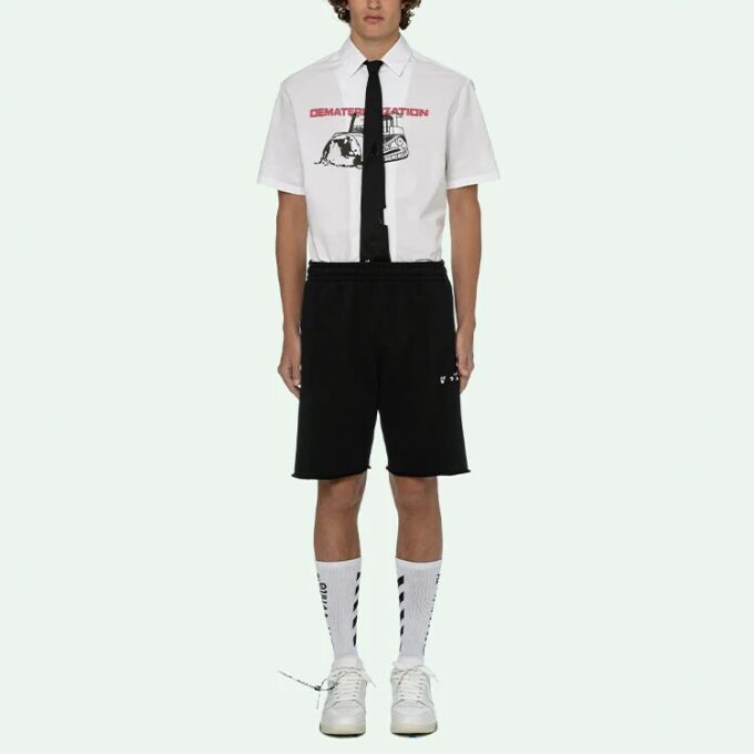 SS21 Logo Sports Shorts Black