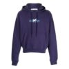 SS21 Loose hooded Lacing Printing Purple
