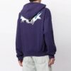 SS21 Loose hooded Lacing Printing Purple