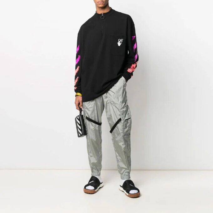 SS21 Multiple Pockets Casual Cargo Pants Gray