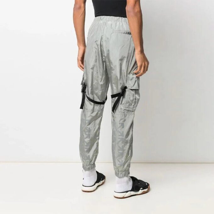 SS21 Multiple Pockets Casual Cargo Pants Gray