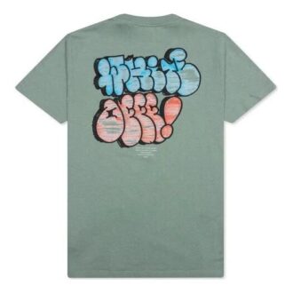SS21 Pattern Cartoon Printing Short Sleeve Green