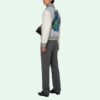 SS21 Pattern Printing aviator Jacket Blue