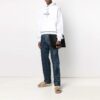 SS21 Pattern Printing hooded Long Sleeves White