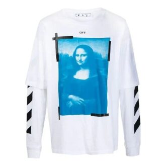 SS21 Pattern Printing Long Sleeves White