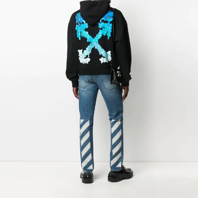 SS21 Pattern Printing Loose Version Black