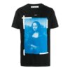 SS21 Pattern Printing Round Neck Short Sleeve Black