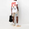 SS21 Pattern Printing Round Neck Short Sleeve Ordinary Version White