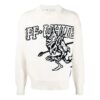 SS21 Pattern Round Neck Knit White