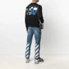 SS21 Peace Worldwide Logo Round Neck Pullover Black