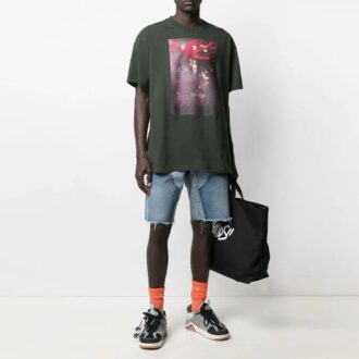 SS21 Printing Arrow Short Sleeve Loose Fit Black