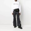 SS21 Printing Cargo Casual Pants Version Black