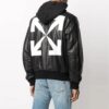SS21 Printing Hooded Jacket Black