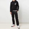 SS21 Printing hooded Long Sleeves Loose Fit Black