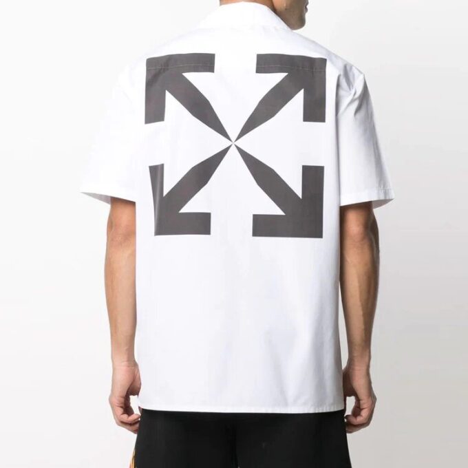 SS21 Printing Logo Short Sleeve Shirt White