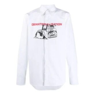 SS21 Printing Long Sleeves Shirt White