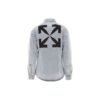 SS21 Printing Pattern lapel Long Sleeves Denim Shirt Blue