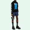 SS21 Printing Pattern Round Neck Black
