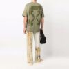 SS21 Rubber Arrow Printing Short Sleeve Slim Fit Version Green
