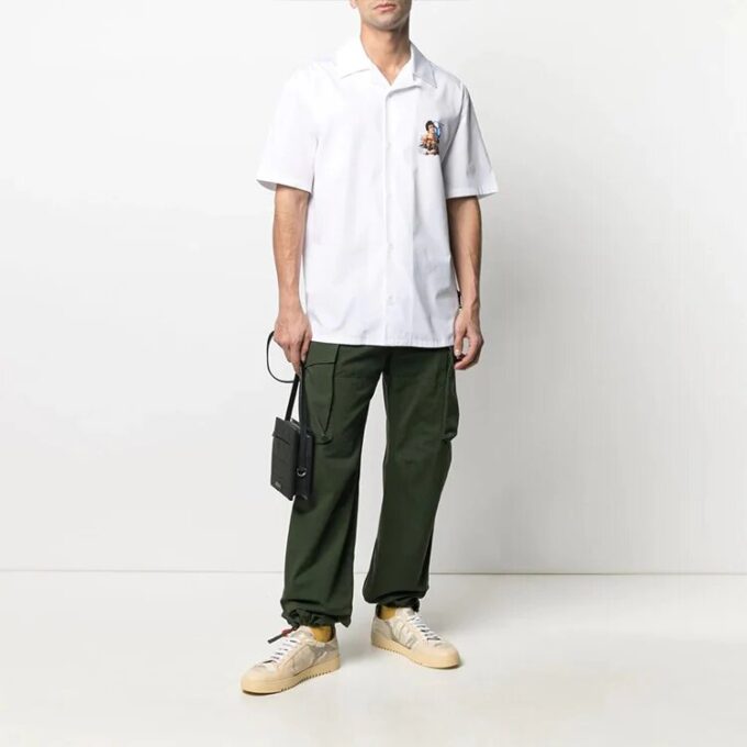 SS21 Side Straight Cargo Pants Version Green
