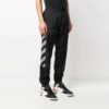 SS21 Side Stripe Printing Sports Pants Black