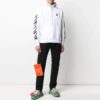 SS21 Spray Marker Logo Printing Loose Fit White