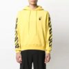 SS21 Spray marker Logo Printing Loose Fit Yellow