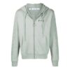 SS21 Stripe Logo Printing Hooded Jacket Green