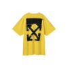 SS21 Tech Marker Logo Round Neck Short Sleeve Ordinary Version Yellow