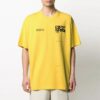 SS21 Tech Marker Logo Round Neck Short Sleeve Ordinary Version Yellow