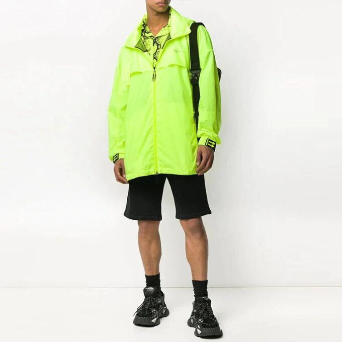 SS21 Thin and light Alphabet Jacket Loose Fit Green