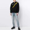 SS21 x Something & Associates Crossover Alphabet hooded Printing Black