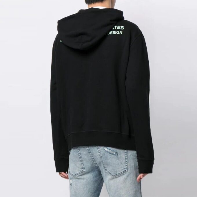 SS21 x Something & Associates Crossover Alphabet hooded Printing Black