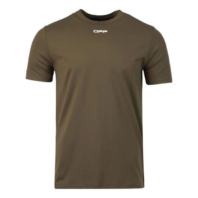 SS22 Alphabet Arrow Printing Round Neck Short Sleeve Green