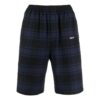 SS22 Arrow Pattern Printing Plaid Shorts Blue