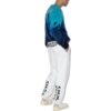 SS22 Arrow Pattern Sport Pants “White Black”