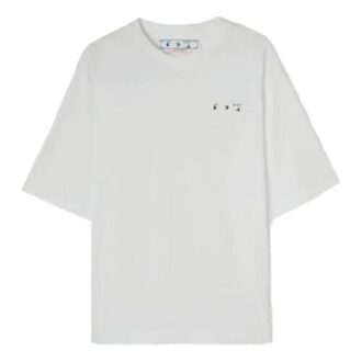 SS22 Back Logo Pattern Short Sleeve Loose Fit White