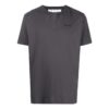 SS22 Back Logo Printing Round Neck Short Sleeve Version Gray